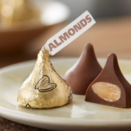 HERSHEY S KISSES Milk Chocolate with Almonds Candy Bag 4.48 oz Mariano s