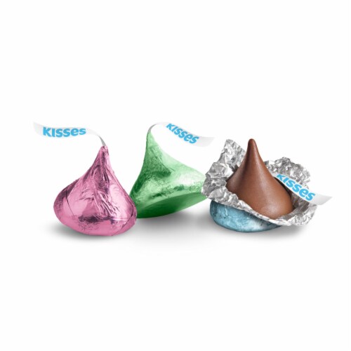 HERSHEY'S KISSES Milk Chocolate Easter Candy Bag Perspective: right