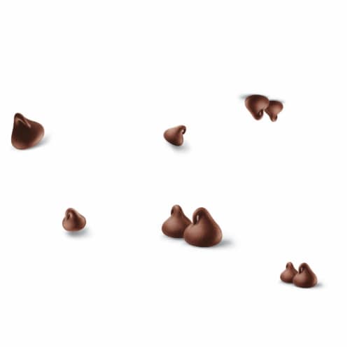 HERSHEY'S Semi-Sweet Chocolate Baking Chips Bag Perspective: right
