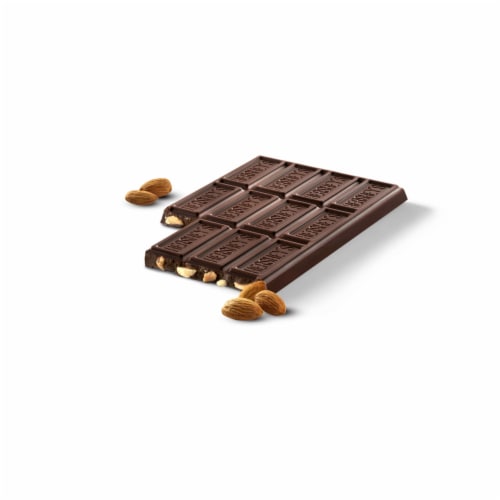 HERSHEY'S SPECIAL DARK Mildly Sweet Chocolate with Almonds XL Candy Bar Perspective: right
