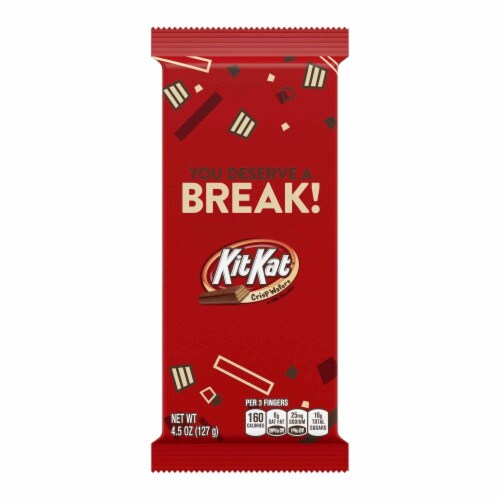 KIT KAT® Extra Large Crisp Wafers Appreciation Bar (Messaging May Vary) Perspective: right