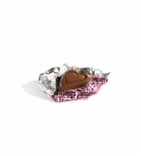 Hershey's Extra Creamy Milk Chocolate Hearts Perspective: right