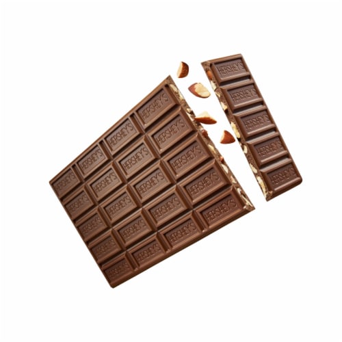 HERSHEY'S Milk Chocolate with Almonds Giant Candy Bar Perspective: right