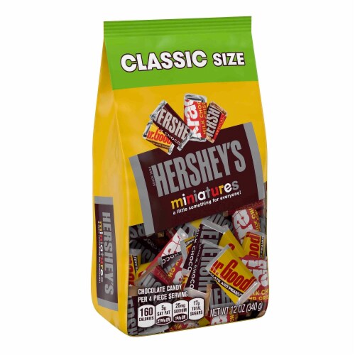 Hershey's Miniatures Chocolate Candy Assortment Bag Perspective: right