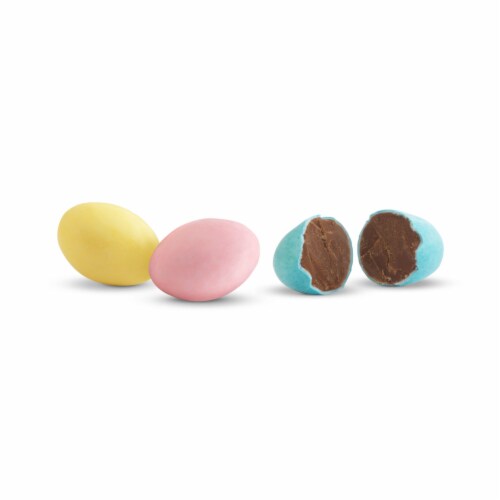 HERSHEY'S Candy Coated Milk Chocolate Eggs Easter Candy Bag Perspective: right