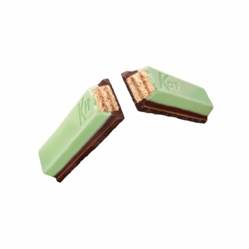 KIT KAT® DUOS Dark Chocolate Mint Wafer Candy Bar Perspective: right