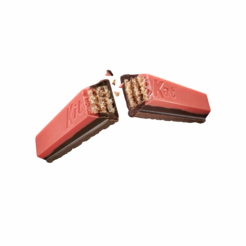 KIT KAT® DUOS Strawberry Flavored Creme and Dark Chocolate Wafer Candy Bar Perspective: right