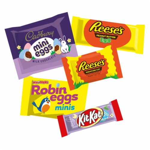 Hershey Assorted Flavored Easter Candy Variety Bag Perspective: right