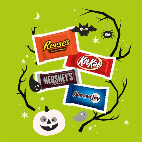 Hershey Assorted Flavored Snack Size Halloween Candy Variety Bag Perspective: right