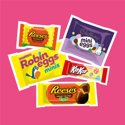 Hershey Assorted Flavored Easter Candy Variety Bag Perspective: right