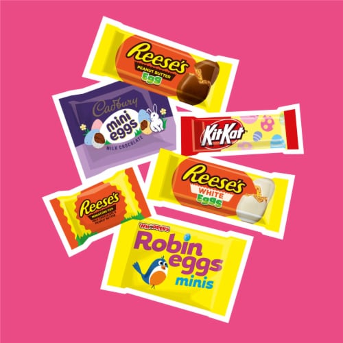 Hershey Assorted Flavored Easter Candy Bulk Bag Perspective: right