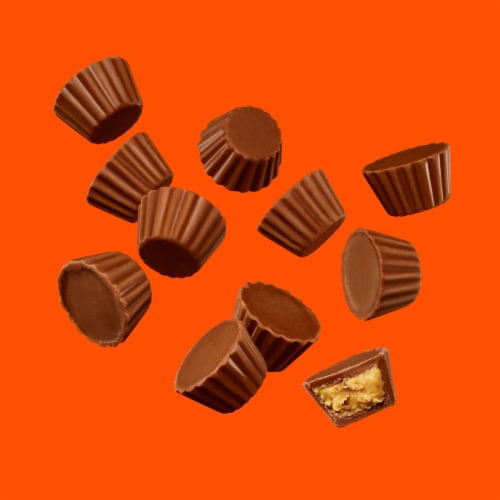 REESE'S Minis Unwrapped Milk Chocolate Peanut Butter Cups Candy Bag, 1 ...