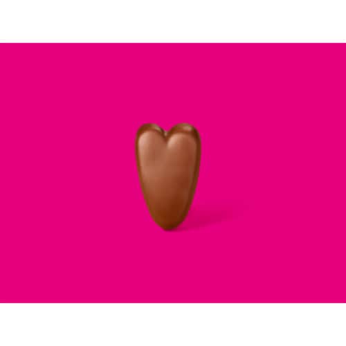 REESE'S Milk Chocolate Peanut Butter Cup Hearts Snack Size Valentine Candy Bag Perspective: right