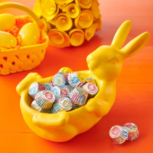REESE'S Miniatures White Creme Peanut Butter Easter Cups Candy Perspective: right