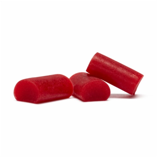 TWIZZLERS NIBS Cherry Flavored Licorice Style Chewy Candy Bag Perspective: right