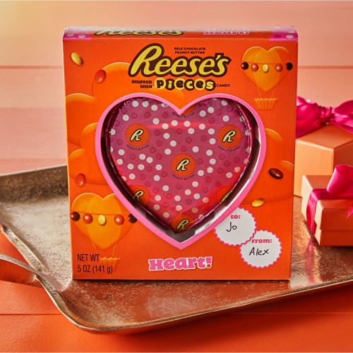 Reese's Heart with Reese's Pieces Perspective: right