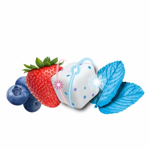 ICE BREAKERS Flavor Shifters Wild Berry to Coolmint Flavored Sugar Free Chewing Gum Bottle Perspective: right