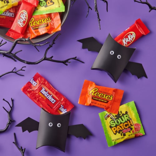 Hershey's Reese's Kit Kat Sour Patch Kids Twizzlers Candy Assortment Perspective: right
