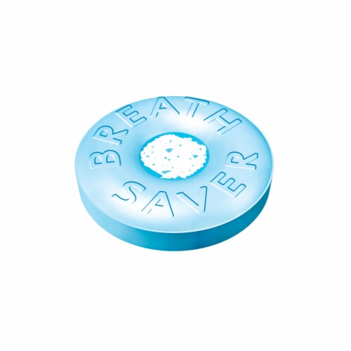 BREATH SAVERS Peppermint Flavored Sugar Free Breath Mints Tin Perspective: right