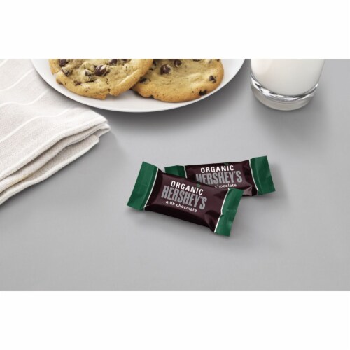 HERSHEY'S Organic Milk Chocolate Candy Bag Perspective: right