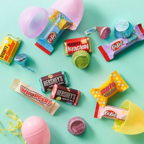 Hershey Chocolate Assortment Treats Easter Candy Bulk Variety Bag Perspective: right