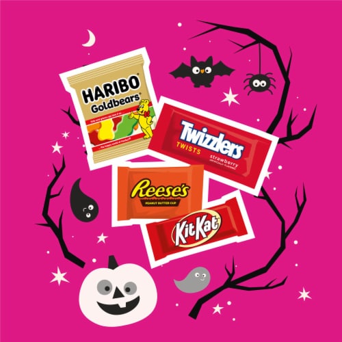 Hershey Assorted Flavored Snack Size Halloween Candy Variety Bag Perspective: right