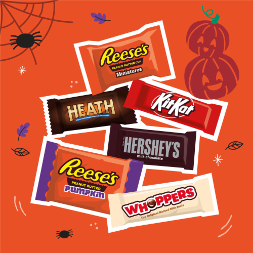 Hershey Assorted Flavored Halloween Candy Bulk Bag Perspective: right