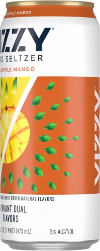 Vizzy Pineapple Mango Hard Seltzer Can Perspective: right