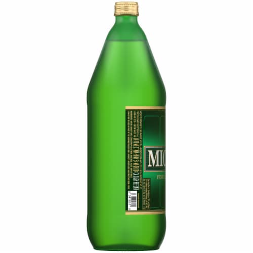 Mickeys Fine Malt Liquor Ale Beer Single Bottle Perspective: right