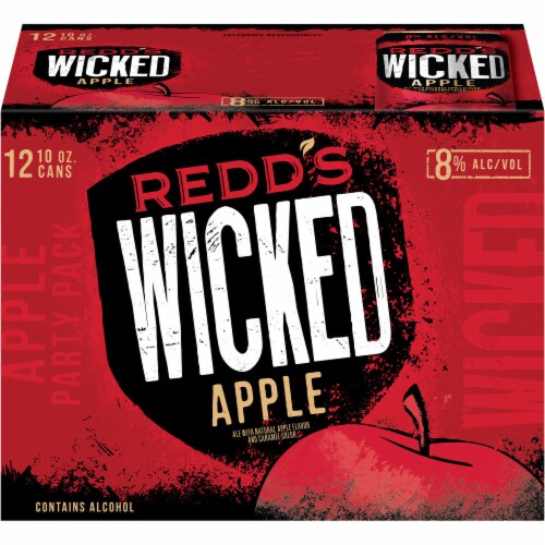 Redd's Wicked Apple Beer Perspective: right
