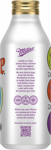 Miller Lite® American Lager Beer Perspective: right