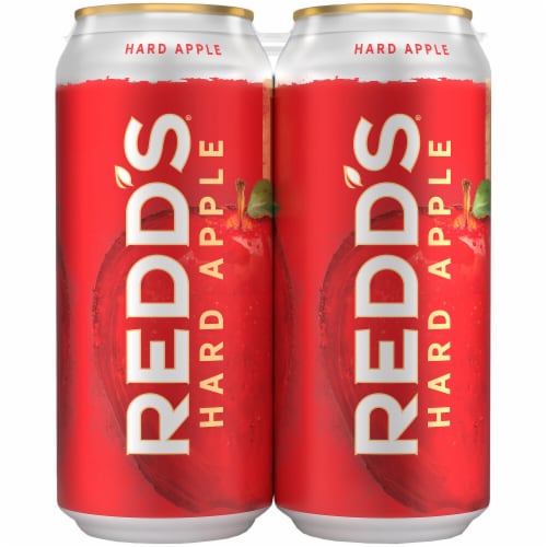 Redd's Hard Apple Ale Beer Perspective: right