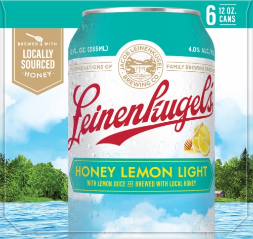 Leinenkugel's Honey Lemon Light Craft Beer Perspective: right