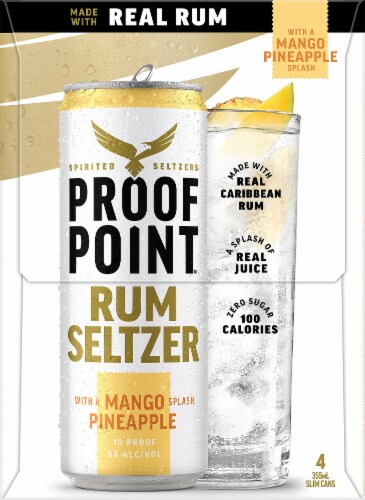 Proof Point Rum Hard Seltzer Perspective: right