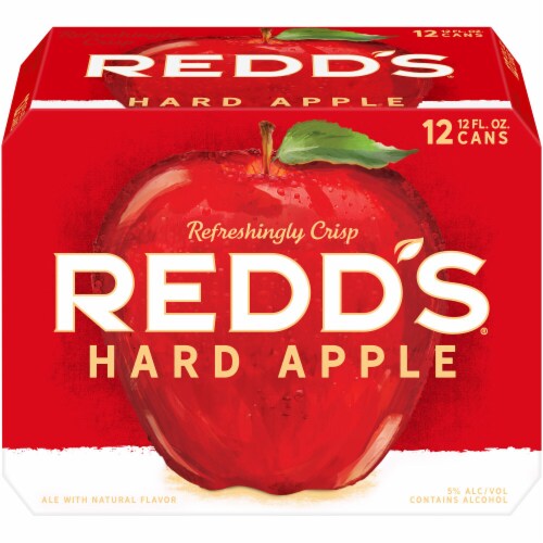 Redd's Hard Apple Ale Beer Perspective: right