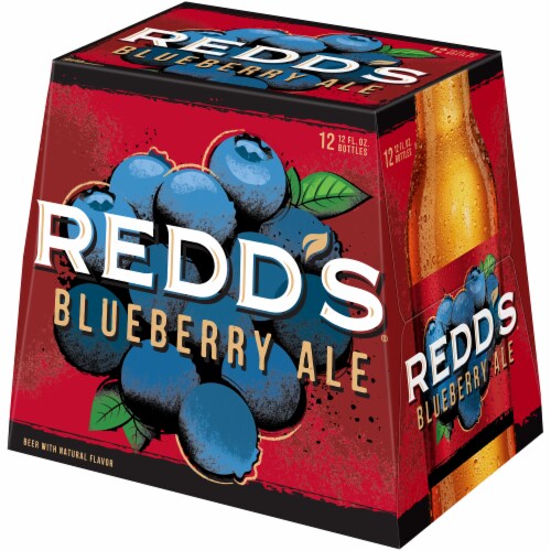 Redd's Blueberry Ale Flavored Beer Perspective: right