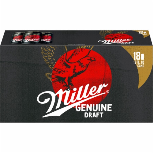 Miller Genuine Draft American Lager Beer Perspective: right