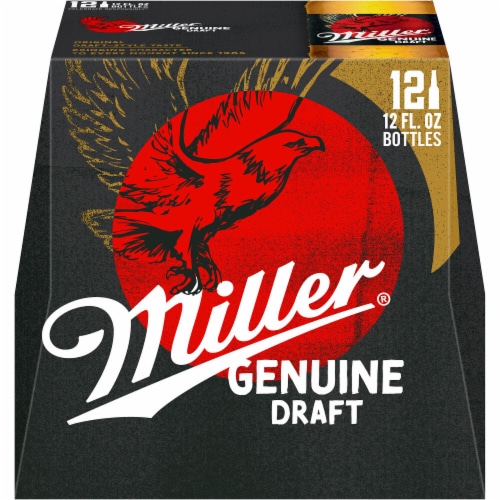 Miller Genuine Draft American Lager Beer Perspective: right