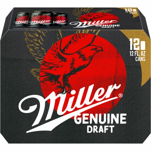 Miller Genuine Draft American Lager Beer Perspective: right