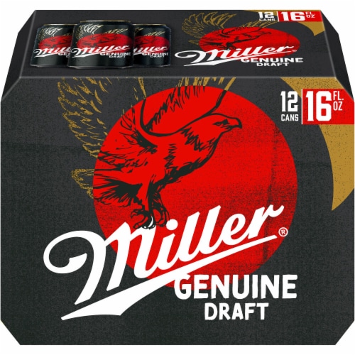 Miller Genuine Draft American Lager Beer Perspective: right