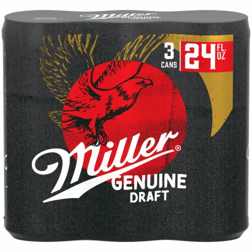 Miller Genuine Draft American Lager Beer Perspective: right