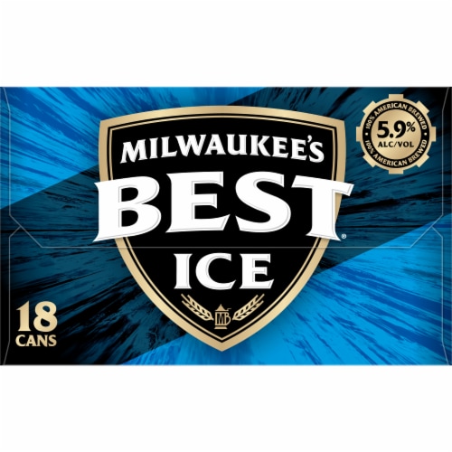 Milwaukee's Best Ice American Lager Beer 18 Cans Perspective: right