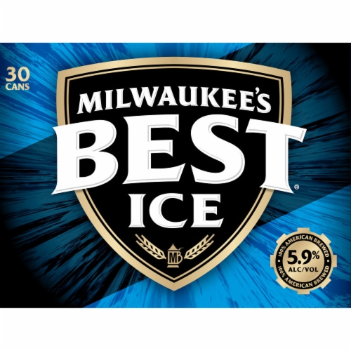 Milwaukee's Best Ice Beer American Lager Beer Perspective: right