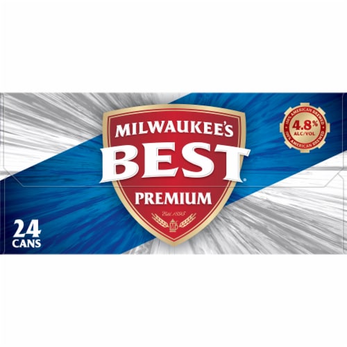 Milwaukee's Best Premium American Lager Beer 24 Cans Perspective: right