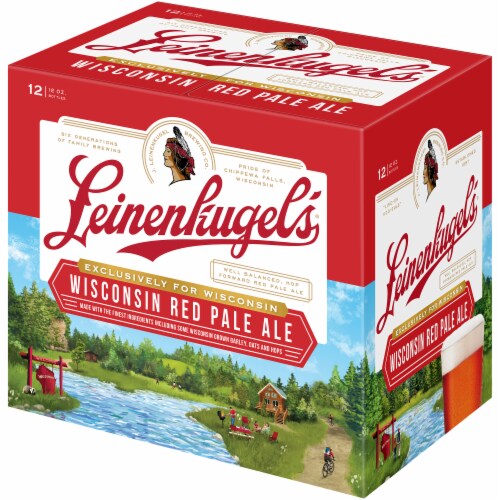 Leinenkugel's Wisconsin Red Pale Ale Beer 12 Count Perspective: right