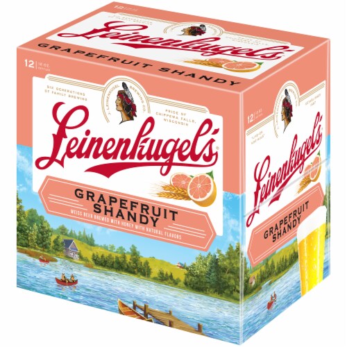 Leinenkugel's Grapefruit Shandy Beer 12 Count Perspective: right