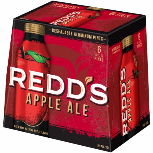 Redd's Apple Ale Beer Perspective: right