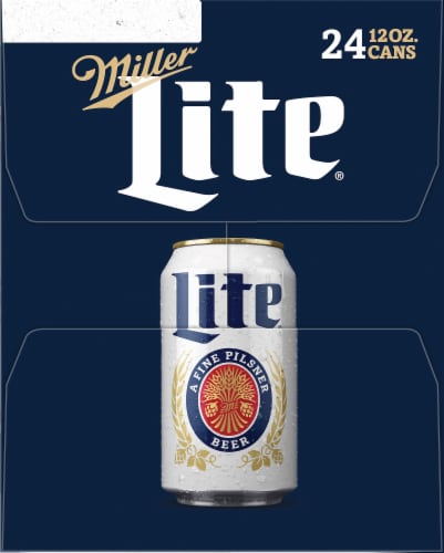 Miller Lite American Light Lager Beer Perspective: right