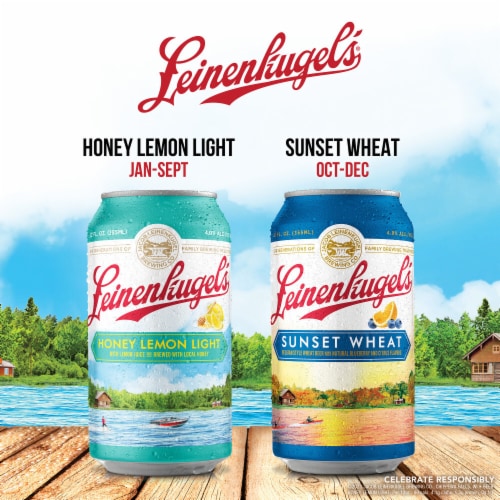 Leinenkugel's Honey Lemon Light Craft Beer Perspective: right