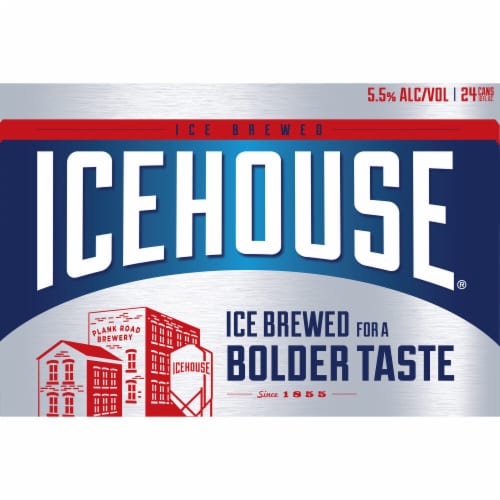 Icehouse American Lager Beer Perspective: right